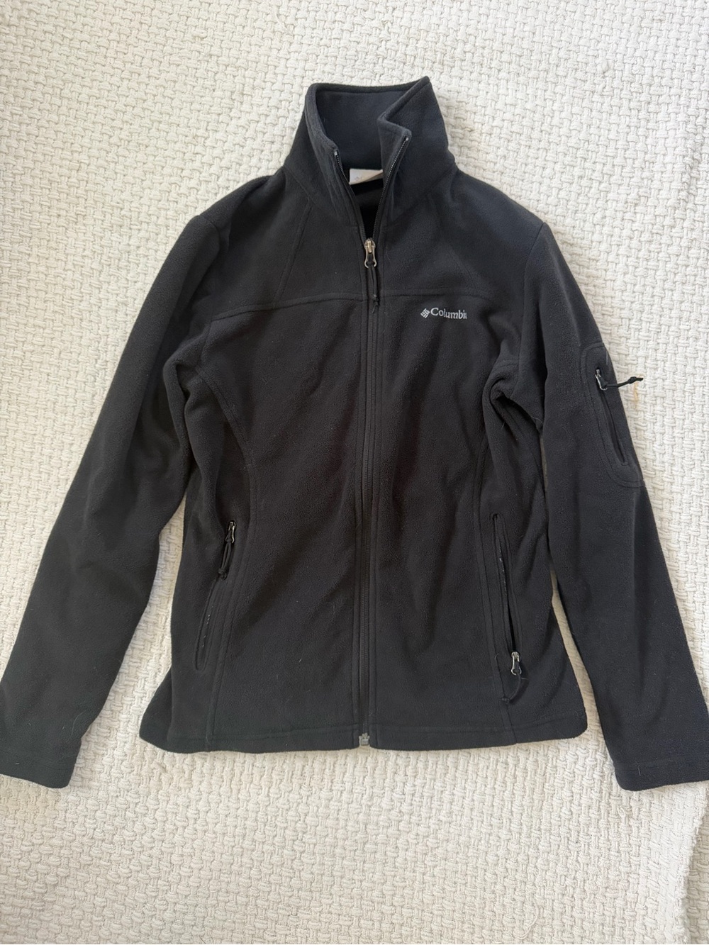 Columbia Women's Black Full-Zip Fleece Utility Jacket